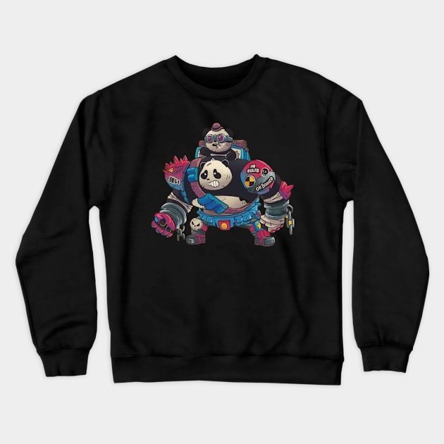 Giant panda Crewneck Sweatshirt by XXLack